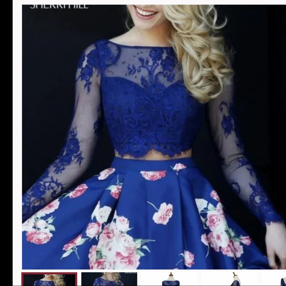 Sherri hill 2 pice dress